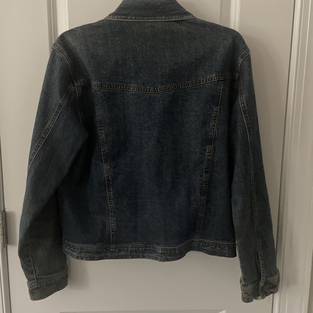 Willi Smith Wear Women's SZ Medium Demin Jacket Stretch Vintage 80's 90's‎ - Picture 5 of 11